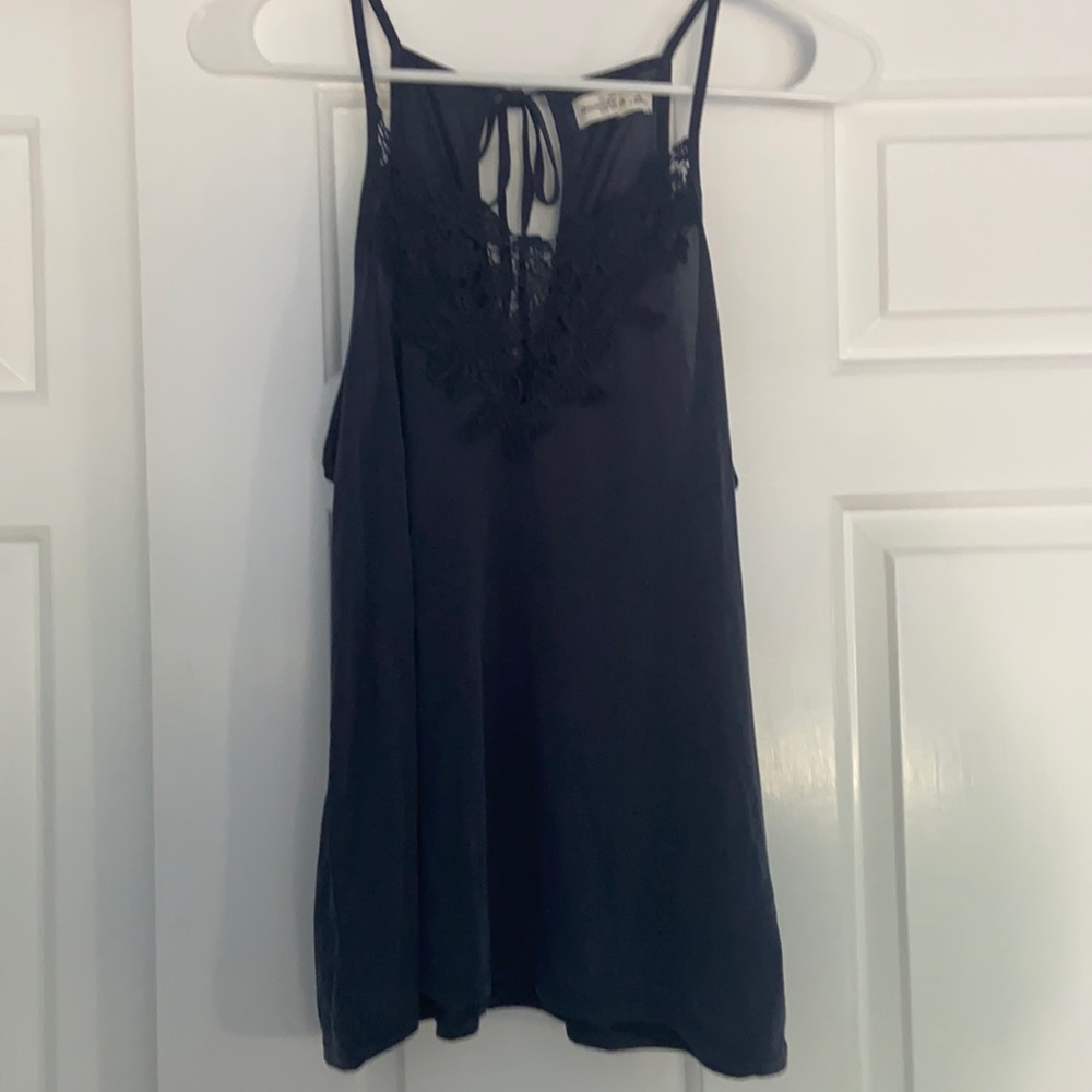 Abercrombie Fitch tank embroidered top